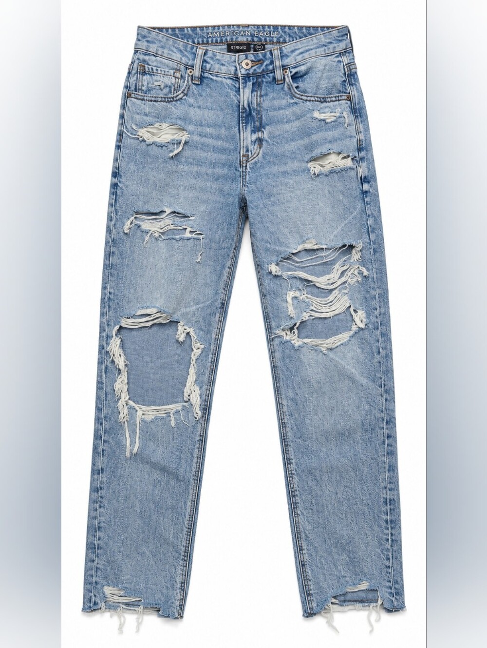 American Eagle Outfitters Light Blue Distressed Women’s Jeans